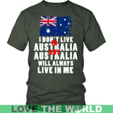 I DON'T LIVE AUSTRALIA N7 - i-dont-live-australia-n7-district-unisex-shirt-olive-s-t-shirts-1sttheworld_864