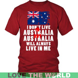 I DON'T LIVE AUSTRALIA N7 - i-dont-live-australia-n7-district-unisex-shirt-red-s-t-shirts-1sttheworld_602