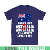 I DON'T LIVE AUSTRALIA N7 - i-dont-live-australia-n7-gildan-womens-t-shirt-purple-s-shirts-1sttheworld_615