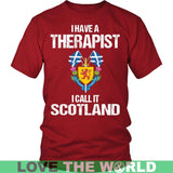 I HAVE A THERAPIST SCOTLAND P1 - i-have-a-therapist-scotland-p1-district-unisex-shirt-red-s-t-shirts-1sttheworld_806