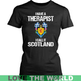 I HAVE A THERAPIST SCOTLAND P1 - i-have-a-therapist-scotland-p1-district-womens-shirt-black-xs-t-shirts-1sttheworld_283