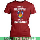 I HAVE A THERAPIST SCOTLAND P1 - i-have-a-therapist-scotland-p1-district-womens-shirt-red-xs-t-shirts-1sttheworld_839