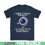 I JUST NEED TO GO TO AUSTRALIA 8 - i-just-need-to-go-australia-8-gildan-womens-t-shirt-navy-s-shirts-1sttheworld_978