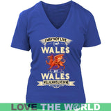I MAY NOT LIVE IN WALES T-SHIRTS NH1 - i-may-not-live-in-wales-t-shirts-nh1-district-womens-v-neck-royal-blue-s-1sttheworld_286