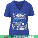 Scottish T shirts - I need a time out in scotland K5 - i-need-a-time-out-in-scotland-t-shirt-c1-district-womens-v-neck-royal-blue-s-shirts-1sttheworld_402