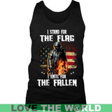 I STAND FOR THE FLAG - I KNEEL FOR THE FALLEN A9 - i-stand-for-the-flag-kneel-fallen-a9-district-mens-tank-black-s-t-shirts-1sttheworld_463