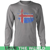 ICELAND MAP WITH FLAG A9 - iceland-map-with-flag-a9-district-long-sleeve-shirt-grey-s-t-shirts-1sttheworld_737