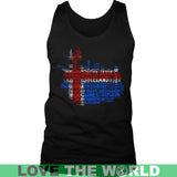 ICELAND MAP WITH FLAG A9 - iceland-map-with-flag-a9-district-mens-tank-black-s-t-shirts-1sttheworld_860