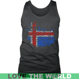 ICELAND MAP WITH FLAG A9 - iceland-map-with-flag-a9-district-mens-tank-charcoal-s-t-shirts-1sttheworld_249