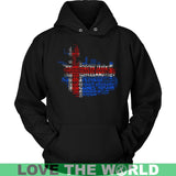 ICELAND MAP WITH FLAG A9 - iceland-map-with-flag-a9-unisex-hoodie-black-s-t-shirts-1sttheworld_963