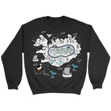 ICELAND THINGS T-SHIRTS - K7 - iceland-things-t-shirts-d1-crewneck-sweatshirt-black-s-1sttheworld_280