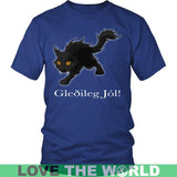 ICELAND YULE CAT T-SHIRT A0 - iceland-yule-cat-t-shirt-x1-district-unisex-royal-blue-s-shirts-1sttheworld_973
