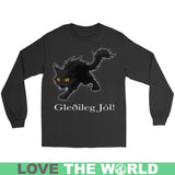 ICELAND YULE CAT T-SHIRT A0 - iceland-yule-cat-t-shirt-x1-gildan-long-sleeve-tee-black-s-shirts-1sttheworld_696