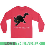 ICELAND YULE CAT T-SHIRT A0 - iceland-yule-cat-t-shirt-x1-gildan-long-sleeve-tee-red-s-shirts-1sttheworld_109