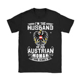 I'M HUSBAND OF AUSTRIAN N14 - im-husband-of-austrian-n14-gildan-womens-t-shirt-black-s-shirts-1sttheworld_445