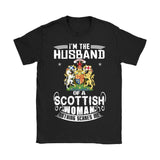 I'M HUSBAND OF SCOTTISH N14 - im-husband-of-scottish-n14-gildan-womens-t-shirt-black-s-shirts-1sttheworld_427