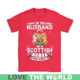 I'M HUSBAND OF SCOTTISH N14 - im-husband-of-scottish-n14-gildan-womens-t-shirt-red-s-shirts-1sttheworld_163