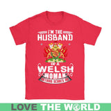 I'M HUSBAND OF WELSH N14 - im-husband-of-welsh-n14-gildan-womens-t-shirt-red-s-shirts-1sttheworld_462