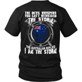I'M THE STORM - THE AUSTRALIAN A9 - im-the-storm-australian-a9-district-unisex-shirt-black-s-t-shirts-1sttheworld_342