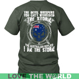 I'M THE STORM - THE AUSTRALIAN A9 - im-the-storm-australian-a9-district-unisex-shirt-olive-s-t-shirts-1sttheworld_424