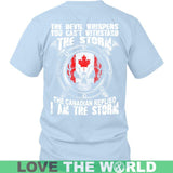 I'M THE STORM - THE CANADIAN A9 - im-the-storm-canadian-a9-district-unisex-shirt-ice-blue-s-t-shirts-1sttheworld_366