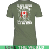 I'M THE STORM - THE CANADIAN A9 - im-the-storm-canadian-a9-district-womens-shirt-fresh-fatigue-xs-t-shirts-1sttheworld_402