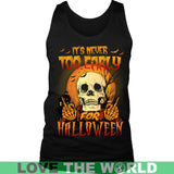 IT'S NEVER TOO EARLY FOR HALLOWEEN G8 - its-never-too-early-for-halloween-g8-district-mens-tank-black-s-t-shirts-1sttheworld_318