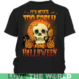 IT'S NEVER TOO EARLY FOR HALLOWEEN G8 - its-never-too-early-for-halloween-g8-district-youth-shirt-black-xs-t-shirts-1sttheworld_742