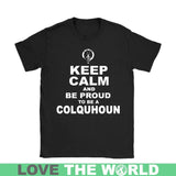 Colquhoun T-Shirt - Keep Calm And Be Proud NN5 - keep-calm-and-be-proud-colquhoun-n7-gildan-womens-t-shirt-black-s-shirts-1sttheworld_428