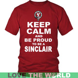 Sinclair T-Shirt - Keep Calm And Be Proud NN5 - keep-calm-and-be-proud-sinclair-n7-t-shirts-1sttheworld_3_876