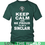 Sinclair T-Shirt - Keep Calm And Be Proud NN5 - keep-calm-and-be-proud-sinclair-n7-t-shirts-1sttheworld_4_666