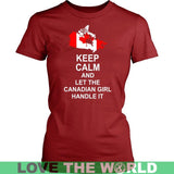 Keep Calm Canadian Girl 3 Funny T-Shirt - keep-calm-canadian-girl-3-district-womens-shirt-red-xs-t-shirts-1sttheworld_240