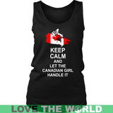 Keep Calm Canadian Girl 3 Funny T-Shirt - keep-calm-canadian-girl-3-district-womens-tank-black-s-t-shirts-1sttheworld_470