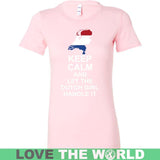 Keep Calm Dutch Girl - BN - keep-calm-dutch-girl-bn-bella-womens-shirt-pink-s-t-shirts-1sttheworld_794