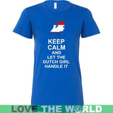 Keep Calm Dutch Girl - BN - keep-calm-dutch-girl-bn-bella-womens-shirt-true-royal-s-t-shirts-1sttheworld_456