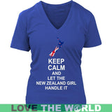 Keep Calm New Zealand Girl 3 - keep-calm-new-zealand-girl-3-district-womens-v-neck-royal-blue-s-t-shirts-1sttheworld_548