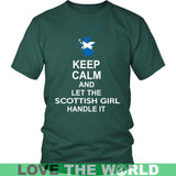 KEEP CALM SCOTTISH GIRL - keep-calm-scottish-girl-district-unisex-shirt-dark-green-s-t-shirts-1sttheworld_886