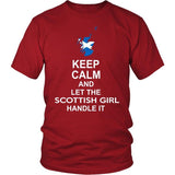 KEEP CALM SCOTTISH GIRL - keep-calm-scottish-girl-district-unisex-shirt-red-s-t-shirts-1sttheworld_226