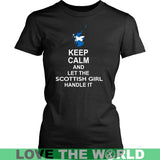 KEEP CALM SCOTTISH GIRL - keep-calm-scottish-girl-district-womens-shirt-black-xs-t-shirts-1sttheworld_386