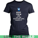 KEEP CALM SCOTTISH GIRL - keep-calm-scottish-girl-district-womens-shirt-navy-xs-t-shirts-1sttheworld_313