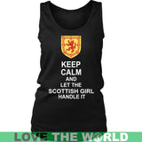 KEEP CALM SCOTTISH GIRL G5 - keep-calm-scottish-girl-g5-district-womens-tank-black-s-t-shirts-1sttheworld_521