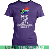 KEEP CALM SOUTH AFRICAN GIRL 3 - keep-calm-south-african-girl-3-district-womens-shirt-purple-xs-apparel-1sttheworld_312