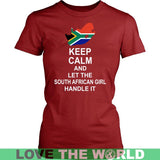 KEEP CALM SOUTH AFRICAN GIRL 3 - keep-calm-south-african-girl-3-district-womens-shirt-red-xs-apparel-1sttheworld_289
