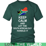 KEEP CALM SOUTH AFRICAN GUY 3 - keep-calm-south-african-guy-3-district-unisex-shirt-dark-green-s-apparel-1sttheworld_212