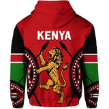 Kenya Lion Zip Hoodie Maasai Shield K4 - kenya-hoodie-mk-back_e04b2a95-9fb7-4b23-8415-e64f93b7df27