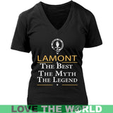 Lamont T-Shirt - The Best NN5 - lamont-the-best-n6-district-womens-v-neck-black-s-t-shirts-1sttheworld_603