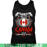 LET'S JUST GO TO CANADA T-SHIRT H4 - lets-just-go-to-canada-t-shirt-h4-district-mens-tank-black-s-shirts-1sttheworld_245