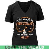 Let'S Just Go To New Zealand N2 - lets-just-go-to-new-zealand-n2-district-womens-v-neck-black-s-t-shirts-1sttheworld_830