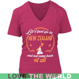 Let'S Just Go To New Zealand N2 - lets-just-go-to-new-zealand-n2-district-womens-v-neck-dark-fuchsia-s-t-shirts-1sttheworld_101