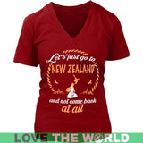 Let'S Just Go To New Zealand N2 - lets-just-go-to-new-zealand-n2-district-womens-v-neck-red-s-t-shirts-1sttheworld_516